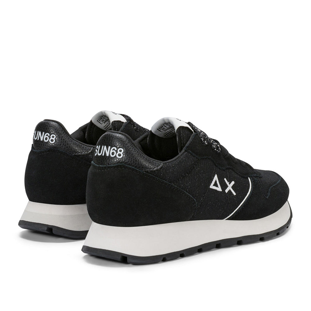 Sneakers Sun68 Ally Glitter Textile Donna - Nero
