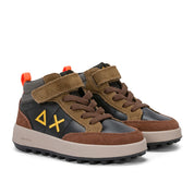 Sneakers Sun68 Boy's Genius Midi Bambino - Marrone