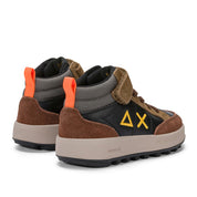 Sneakers Sun68 Boy's Genius Midi Bambino - Marrone