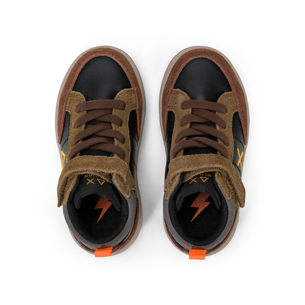 Sneakers Sun68 Boy's Genius Midi Bambino - Marrone