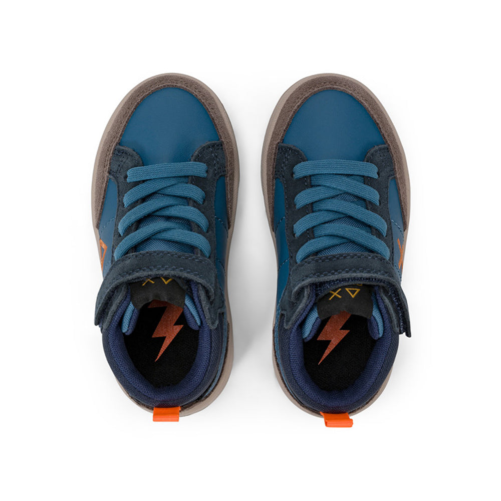 Sneakers Sun68 Boy's Genius Midi Bambino - Blu