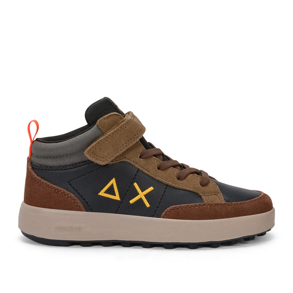 Sneakers Sun68 Boy's Genius Midi Bambino - Marrone