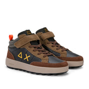 Sneakers Sun68 Boy's Genius Midi Bambino - Marrone