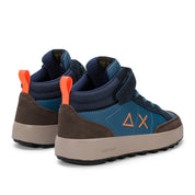 Sneakers Sun68 Boy's Genius Midi Bambino - Blu