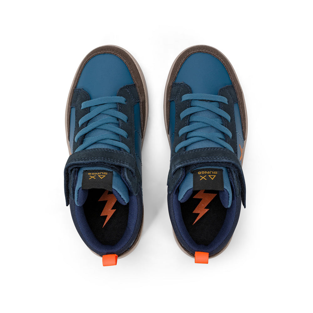 Sneakers Sun68 Boy's Genius Midi Bambino - Blu