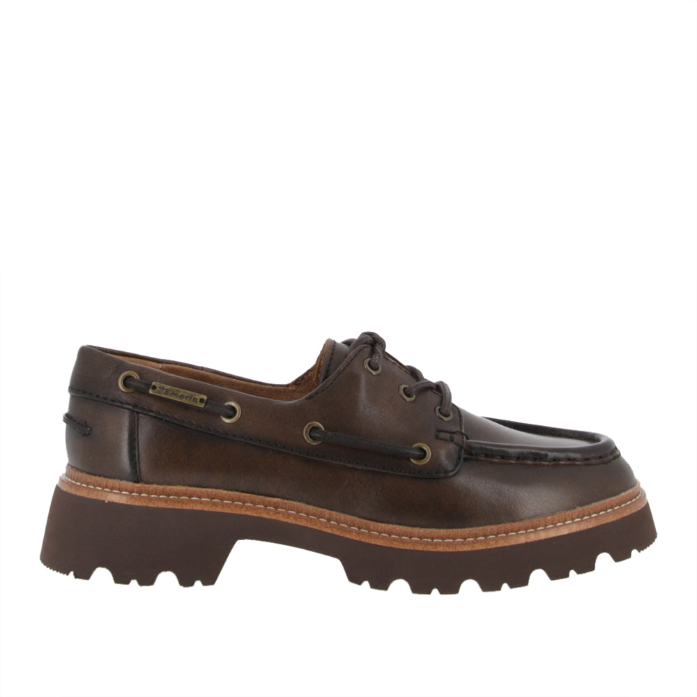 Scarpa Barca Tamaris Donna - Marrone