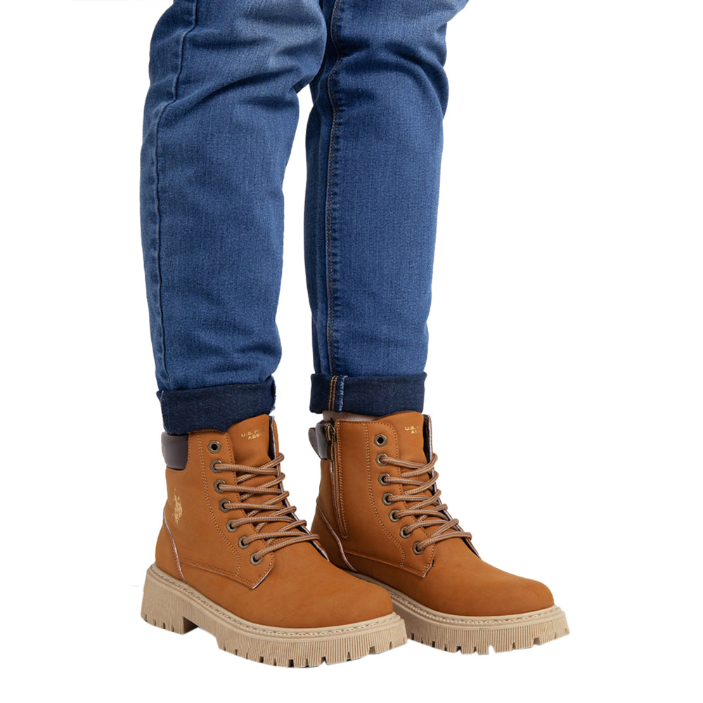 Scarponcino U.S. Polo Assn. Ambra Donna - Marrone