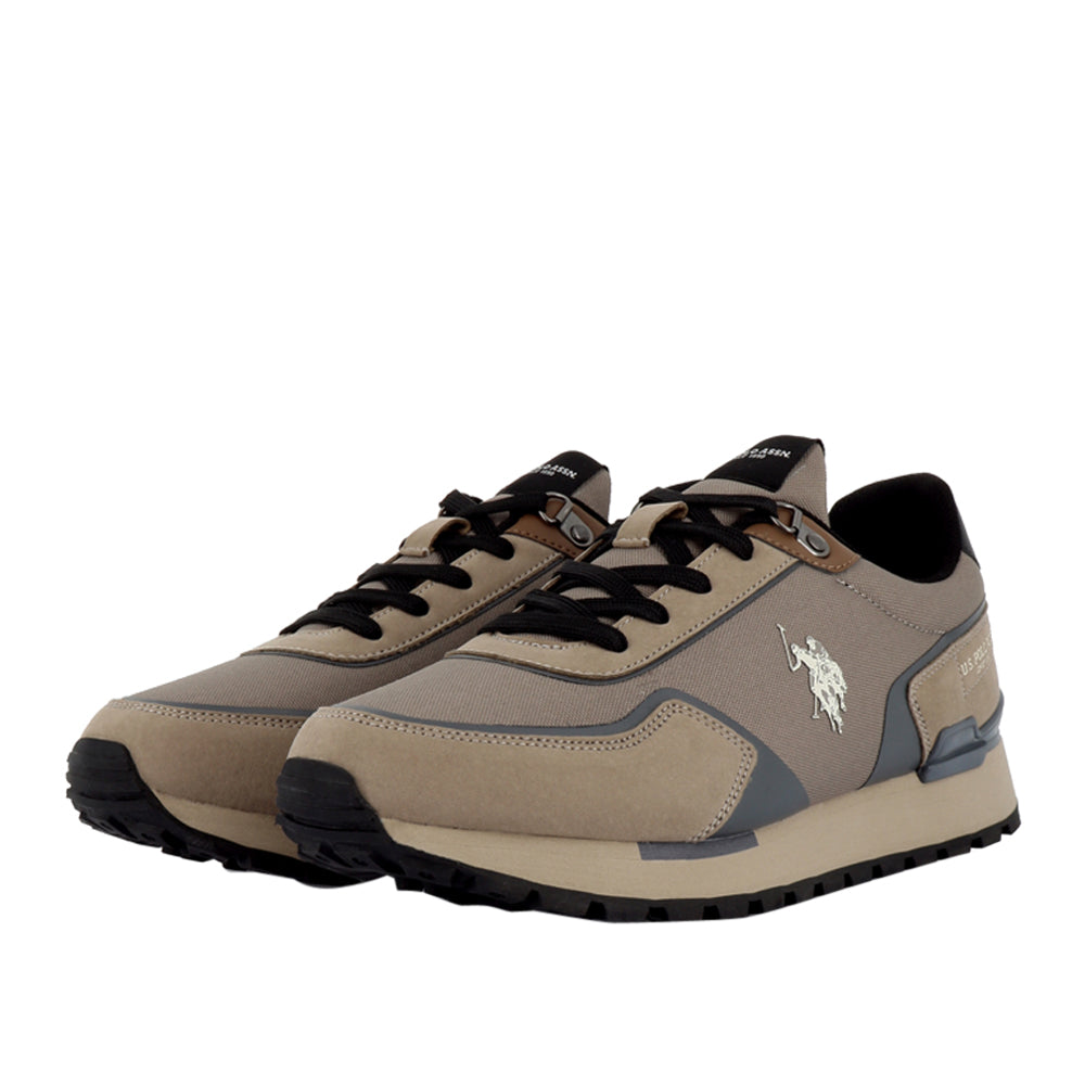 Sneakers U.S. Polo Assn. Aron Uomo - Marroncino