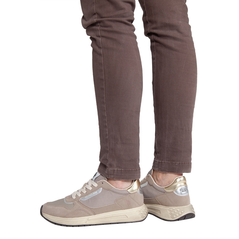 Sneakers U.S. Polo Assn. Seneka Donna - Beige